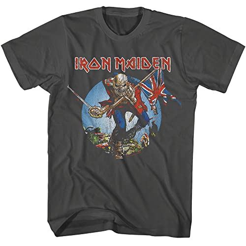 Amazon.com: Iron Maiden T Shirt Trooper Album Cover Mens